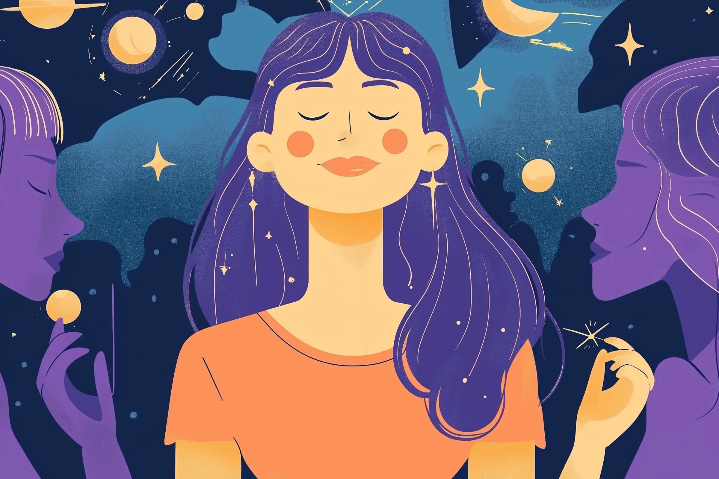 Astrology Enthusiasts illustration