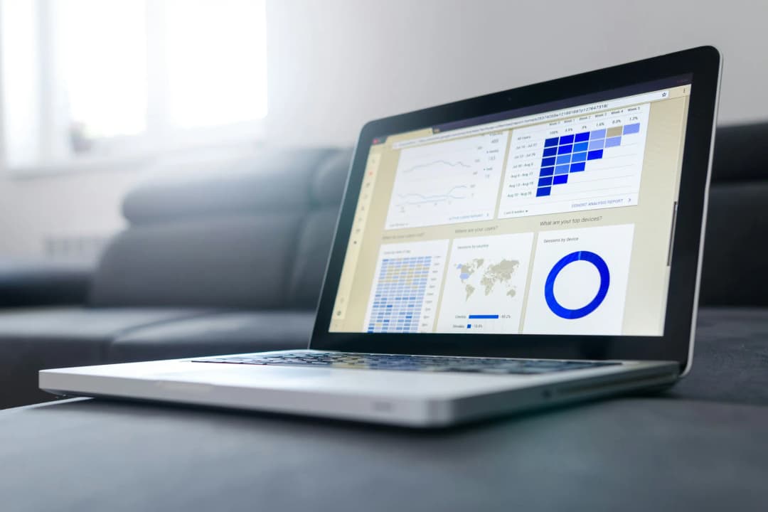 Futuristic data visualization representing the evolution of marketing analytics
