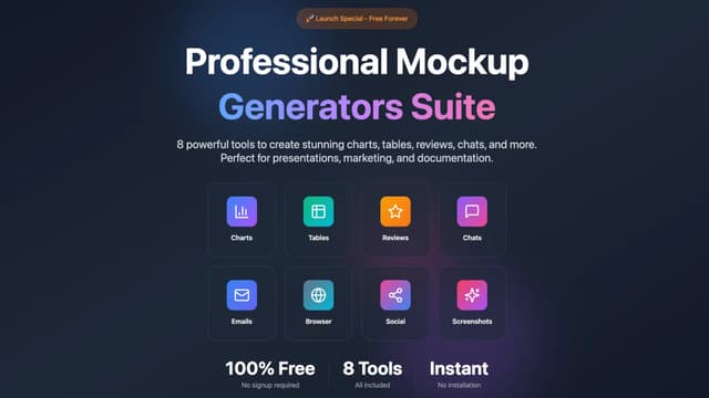 AdSights Free Design Tools featured on Product Hunt - 11 interactive generators for creating marketing assets