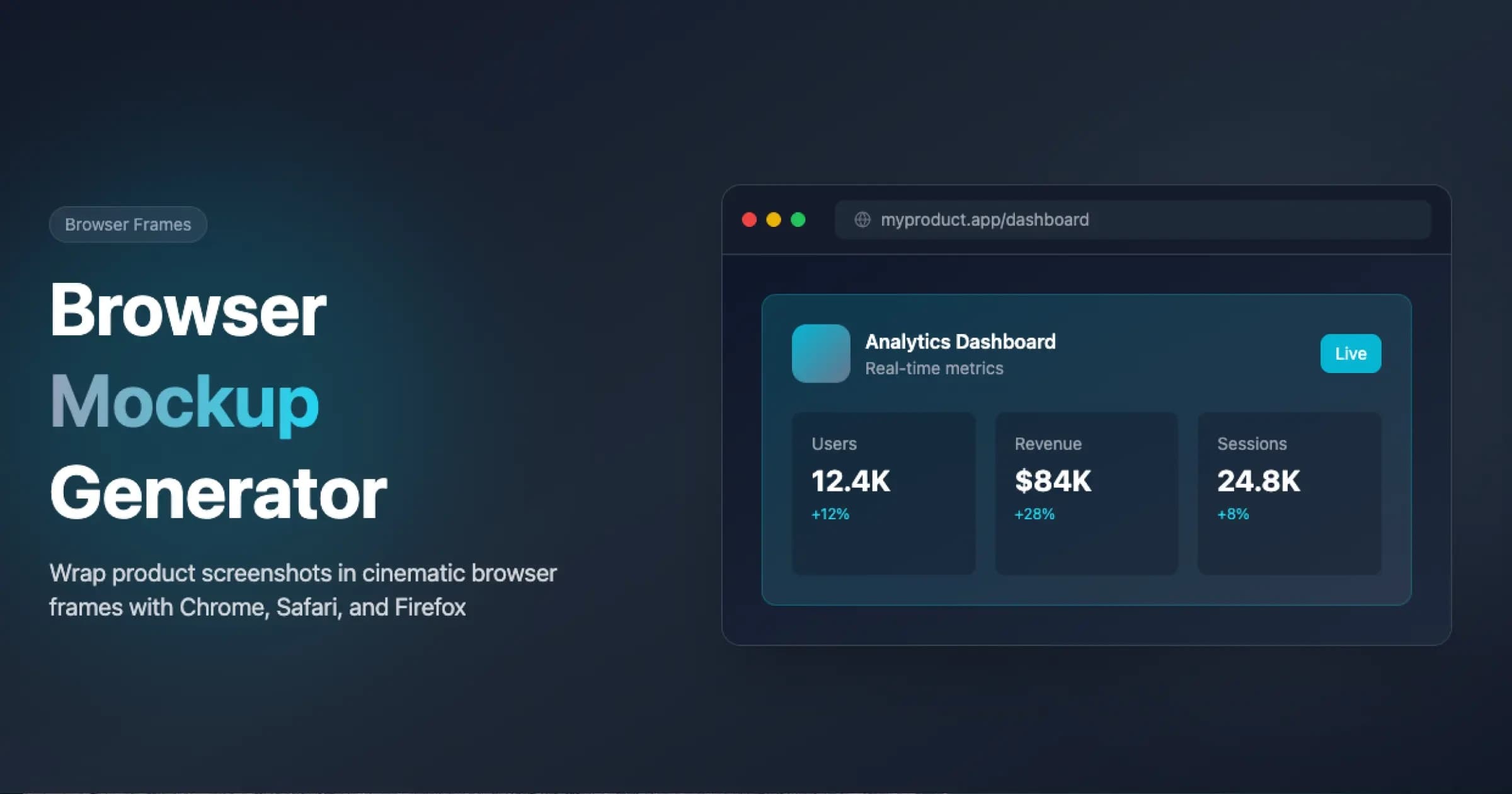 Browser Mockup Generator