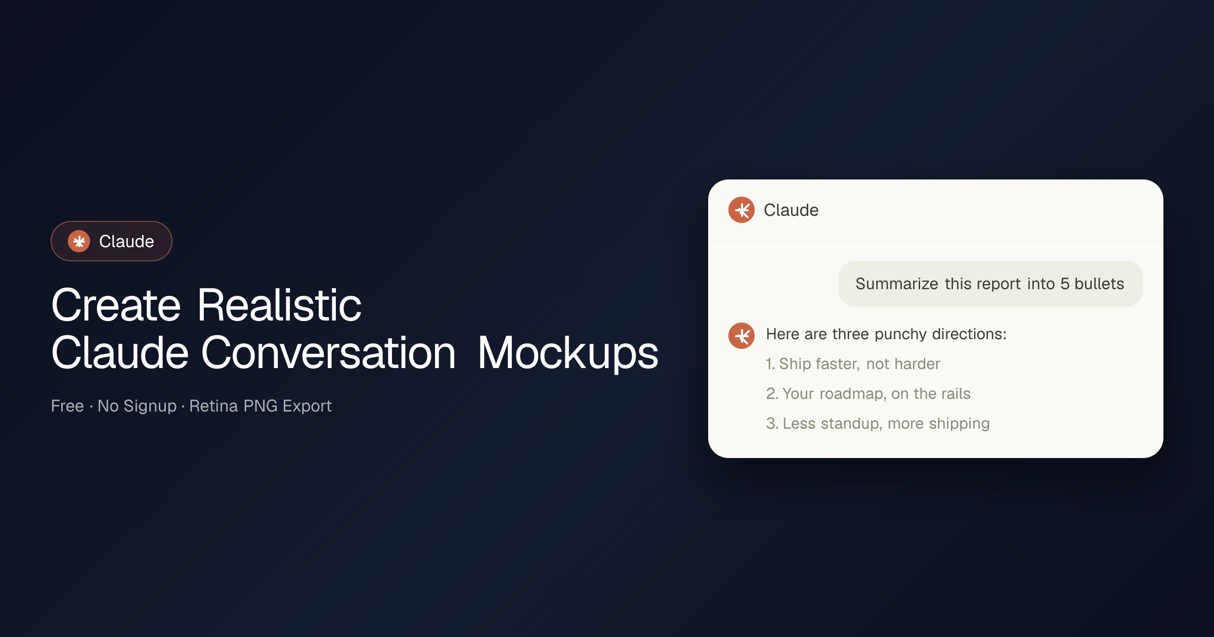 Claude Mockup Generator