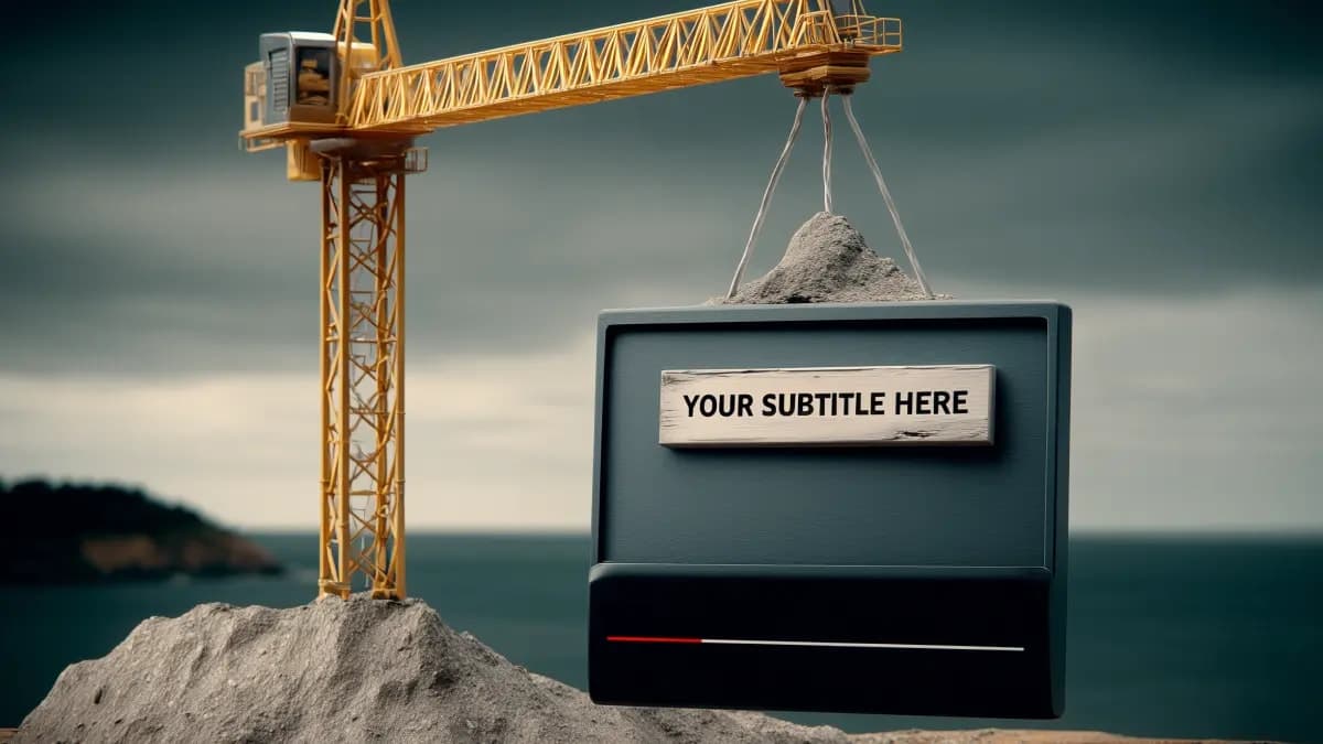 Subtitle Overlay Mockup Generator